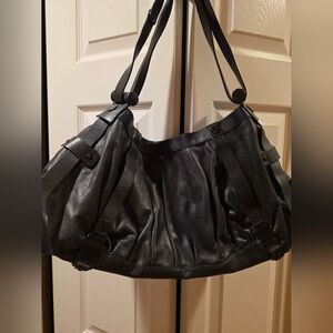 Jill Stuart Black Leather Tote